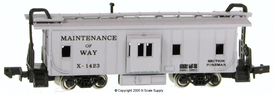 AT&SF MOW - Caboose, Bay Window - Con-Cor 0001-125308